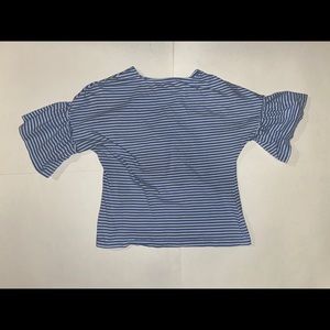 Light blue white striped shirt